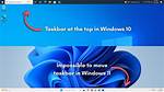 Quick Answer: How to Move the Taskbar in Windows 10?