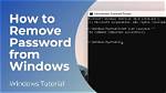 Quick Answer: How to Remove Password from Windows 8?