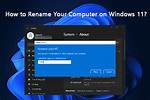 Quick Answer: How to Rename Computer Windows 10?