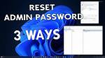 Quick Answer: How to Reset Admin Password on Windows 7?