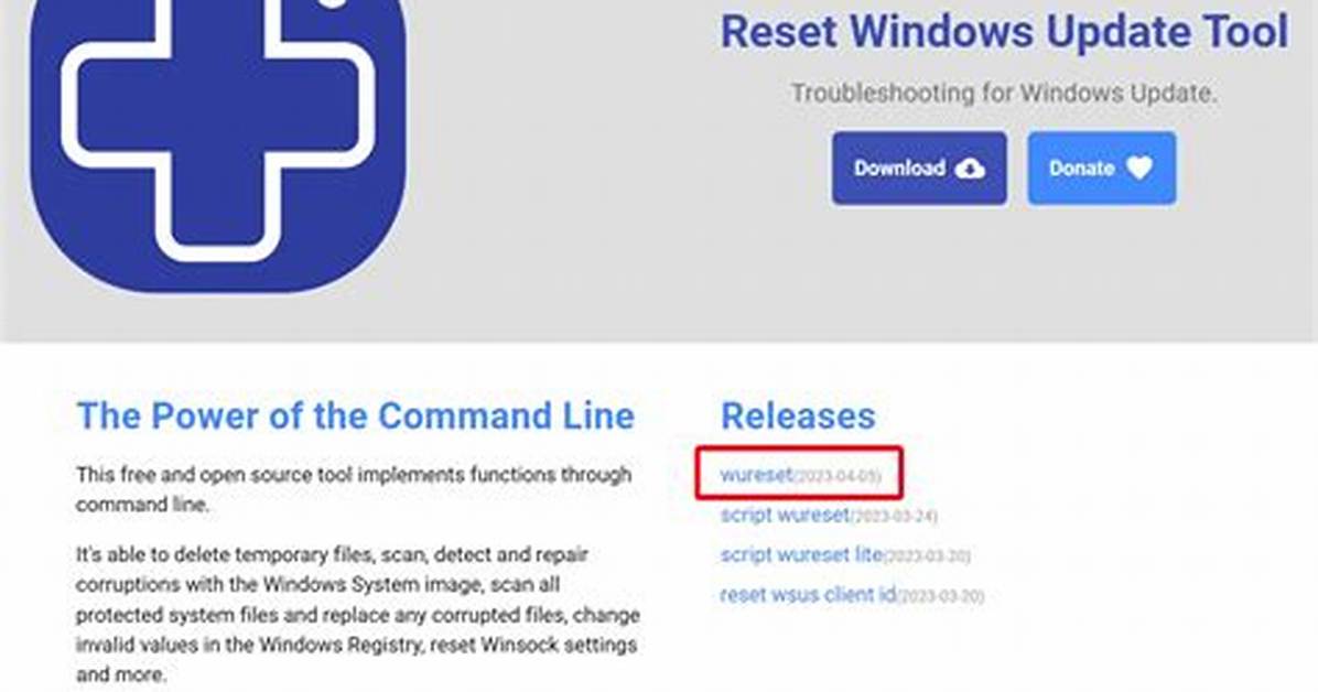 Quick Answer: How to Reset Windows Update?