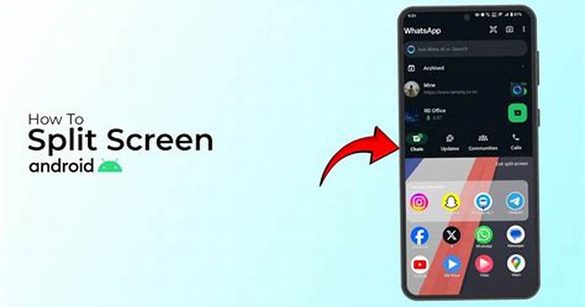 Quick Answer: How to Split Screen Android?