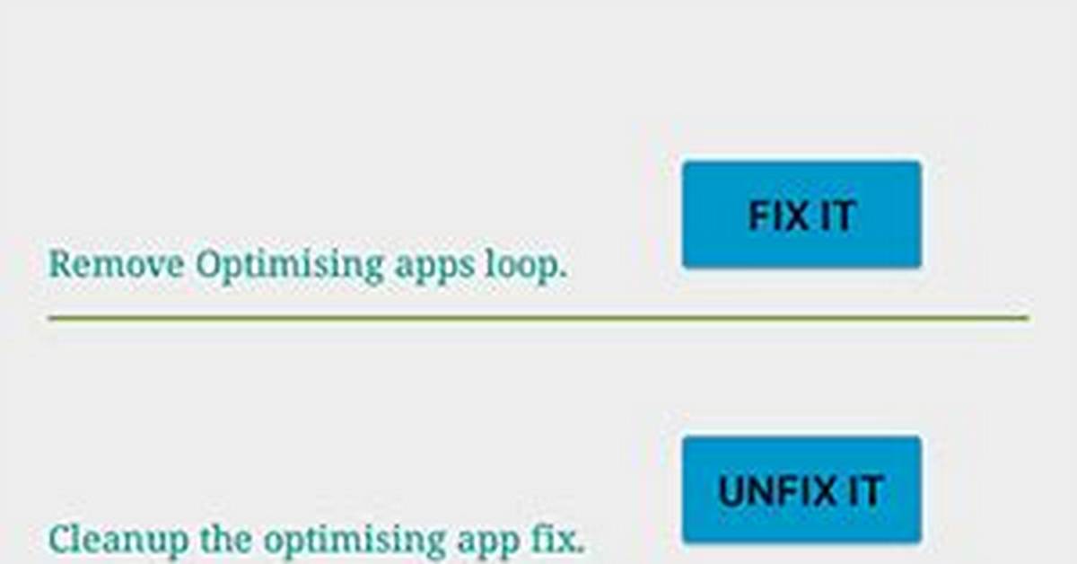 Quick Answer: How to Stop Optimizing Apps in Android?