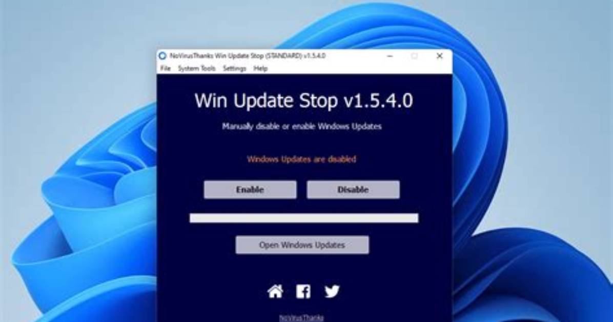 Quick Answer: How to Stop Windows Update?