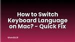 Quick Answer: How to Switch Language on Windows?