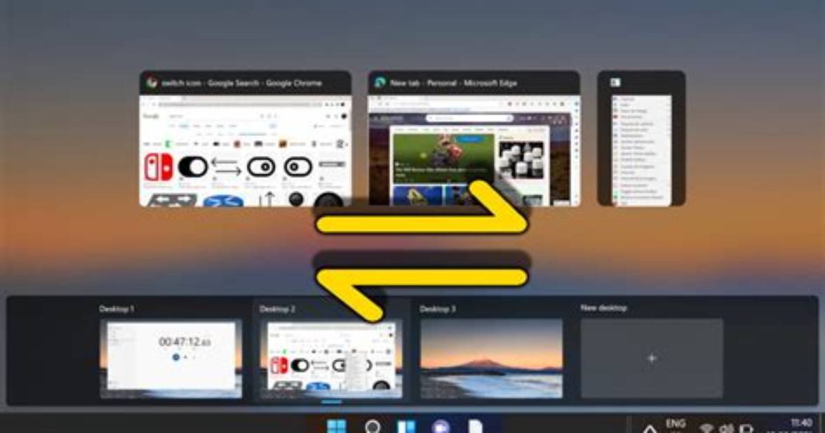 Quick Answer: How to Toggle Between Screens