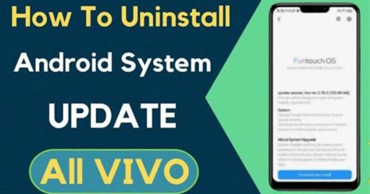 Quick Answer: How to Uninstall Android Update?