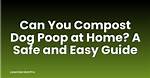 Quick Answer: Is Compost Safe for Dogs?