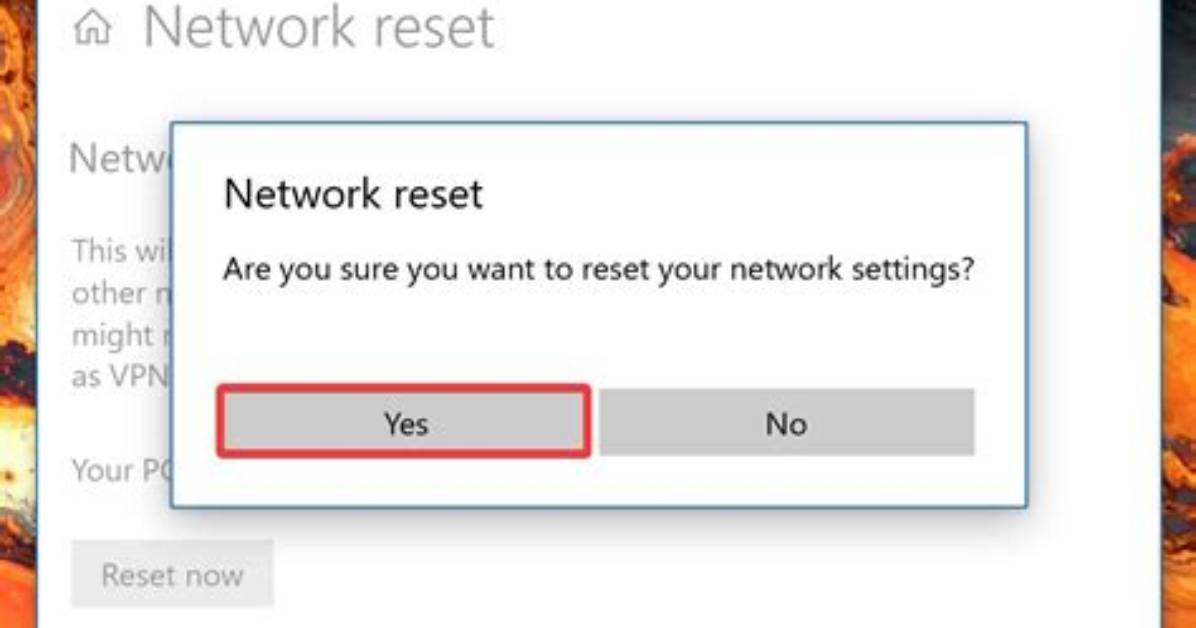 Quick Answer: Is Network Reset Safe Windows 10?