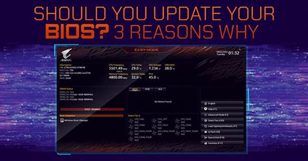 Quick Answer: Should I Update Bios for New Gpu?