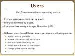 Quick Answer: What Are Unix Groups?