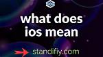 Quick Answer: What Does iOS Mean on a Computer?