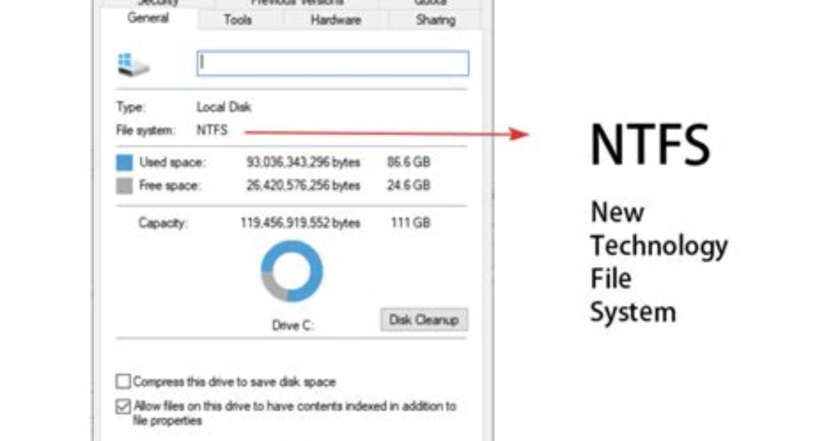 Quick Answer: What File System Does Windows 10 Use?