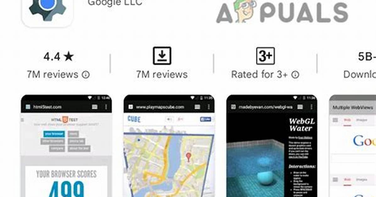 Quick Answer: What Is Android System Webview App?