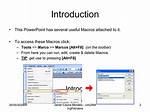 Quick Answer: What Is Macro Enabled Powerpoint