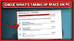 Quick Answer: What Is Taking up Space on Windows 7?