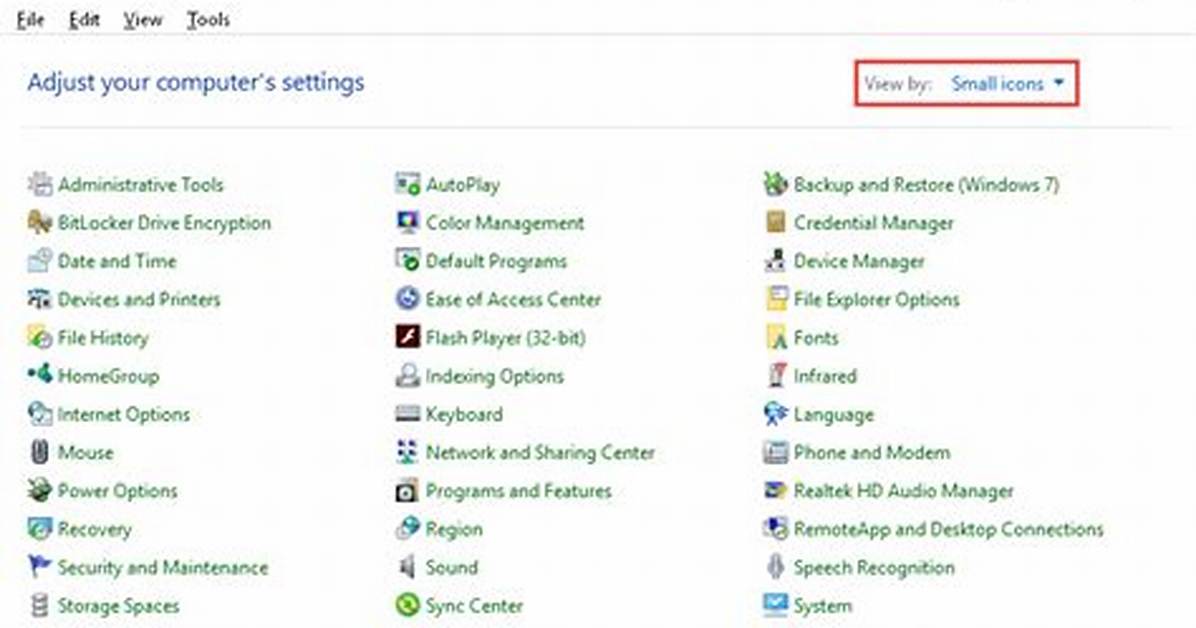 Quick Answer: Where Is Control Panel Windows 10?