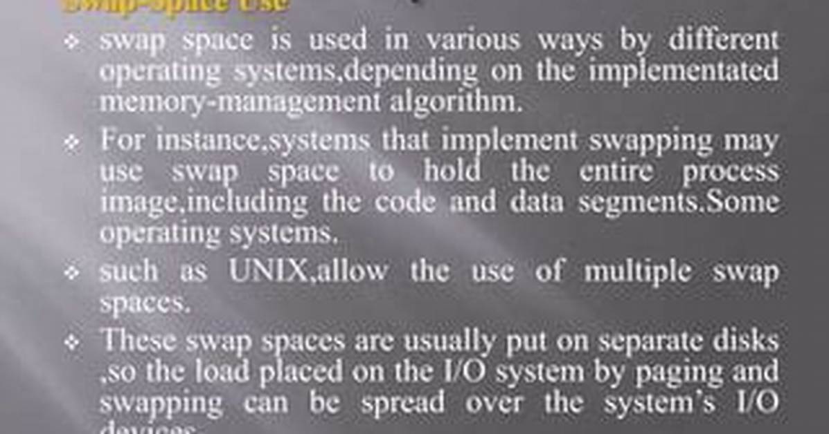 Quick Answer: Which Process Is Using Swap Space Linux?
