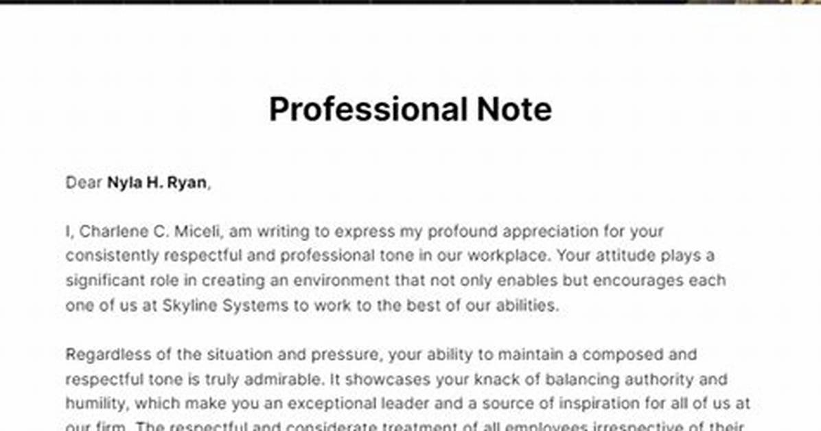 Quick Note from the Boss