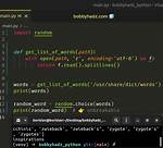Random Word Generator- Python