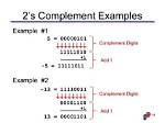 Range Two's Complement