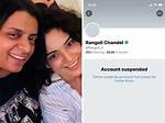 Rangoli Chandel’s Twitter Account Suspended for Spreading Hate