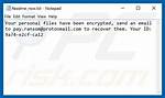 Ransom. Crycipher