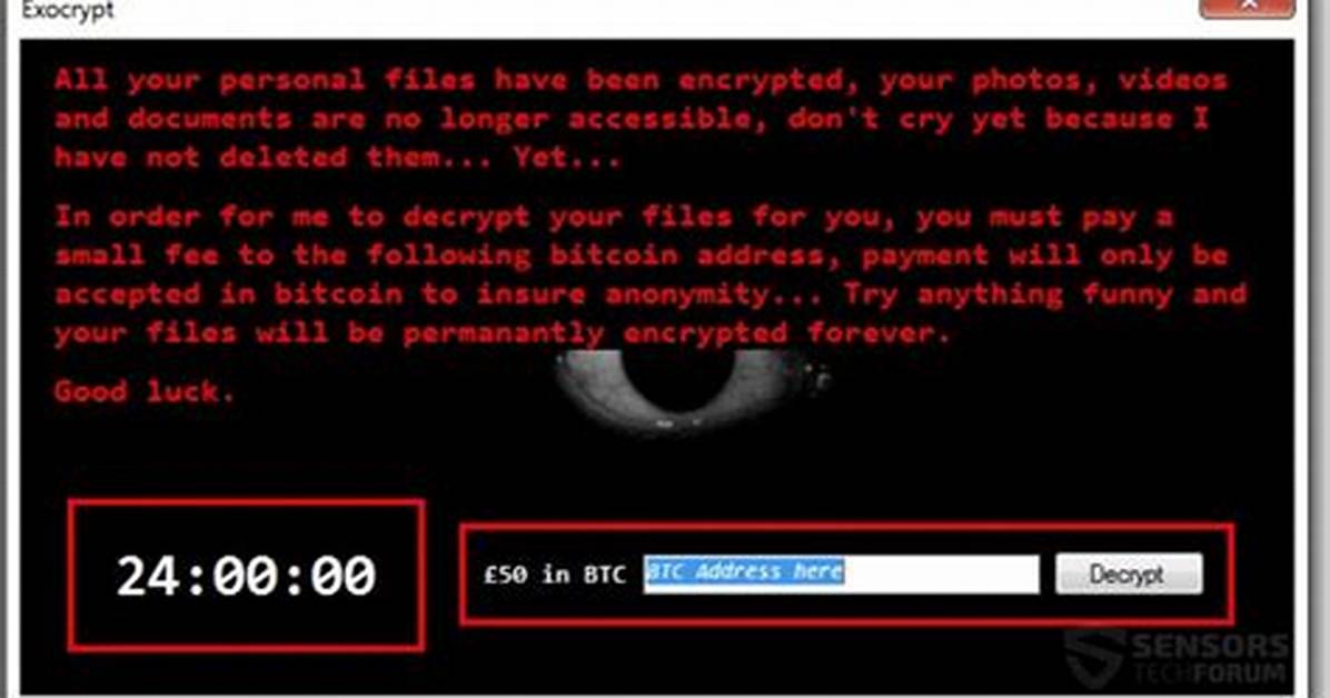 Ransom. Exocrypt