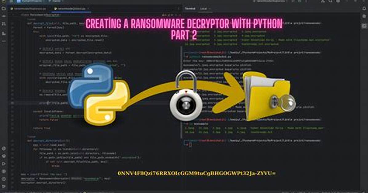 Ransom. Filecryptor. Python. Generic