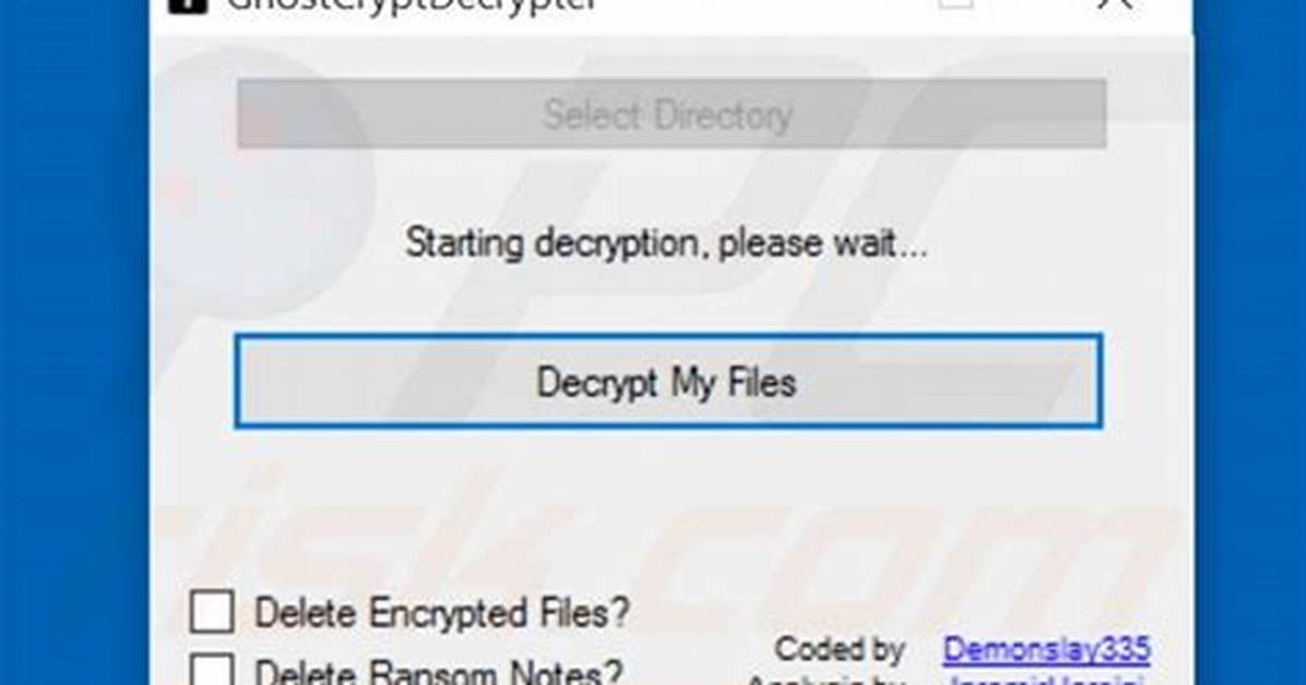 Ransom. Ghostcrypt
