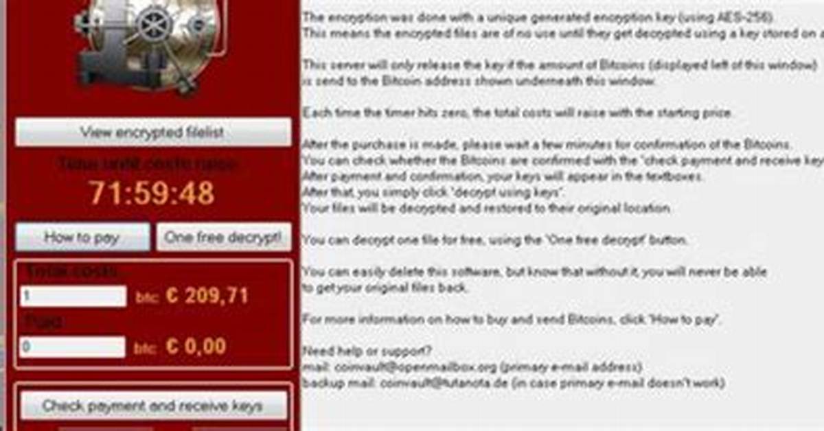 Ransom. Vaultlock