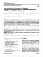 Rapid Switching from Levetiracetam to Brivaracetam in Pharmaco-Resistant Epilepsy in People with and Without Intellectual Disabilities: a Naturalistic Case Control Study - ePrints