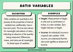 Ratio Variable Examples