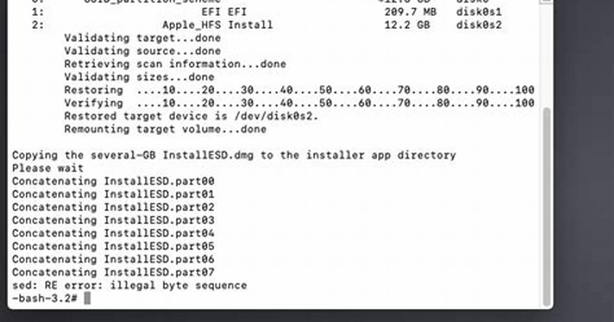 Re Error: Illegal Byte Sequence on Mac Os X