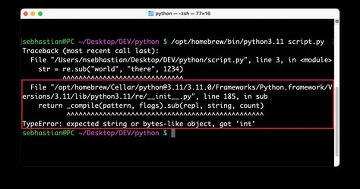 Re. Sub Erroring with "Expected String or Bytes-Like Object"