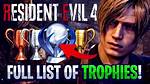 Re4 Remake Trophy Guide