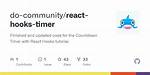 React - 5 Seconds Countdown with Hooks