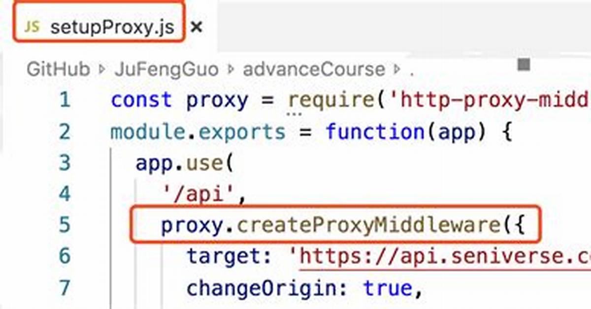 React App - createProxyMiddleware Is Not a Function