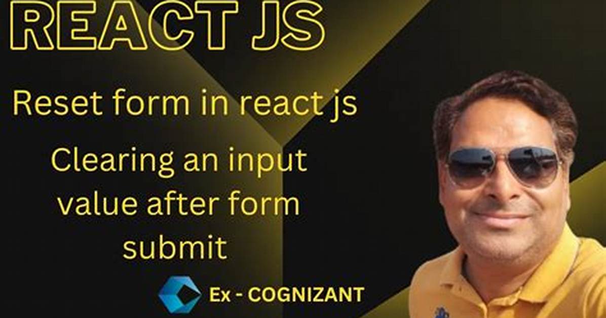 React - Clearing an Input Value After Form Submit