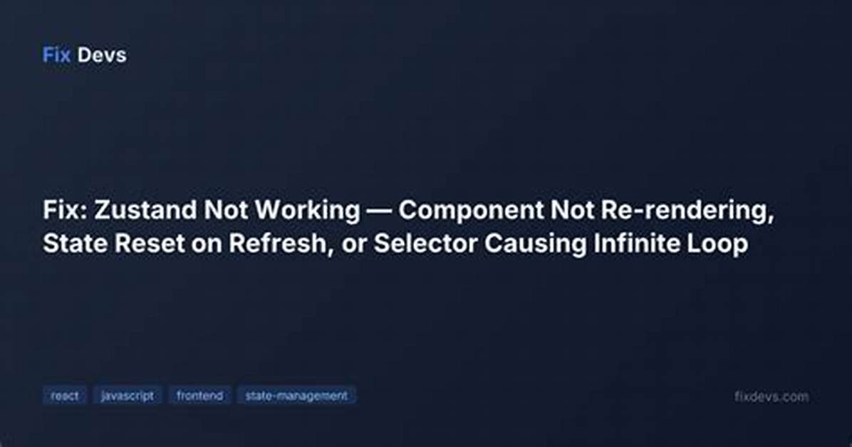 React Component Not Re-Rendering on State Change