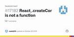 "React. createContext Is Not a Function" - but I Am Not Using It