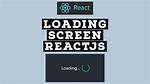React - Display Loading Screen While Dom Is Rendering?