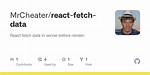 React Fetch Data in Server Before Render