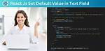 React. Js: Set a Default Value into a Prop