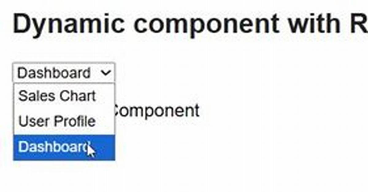React / Jsx Dynamic Component Name