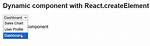 React / Jsx Dynamic Component Name