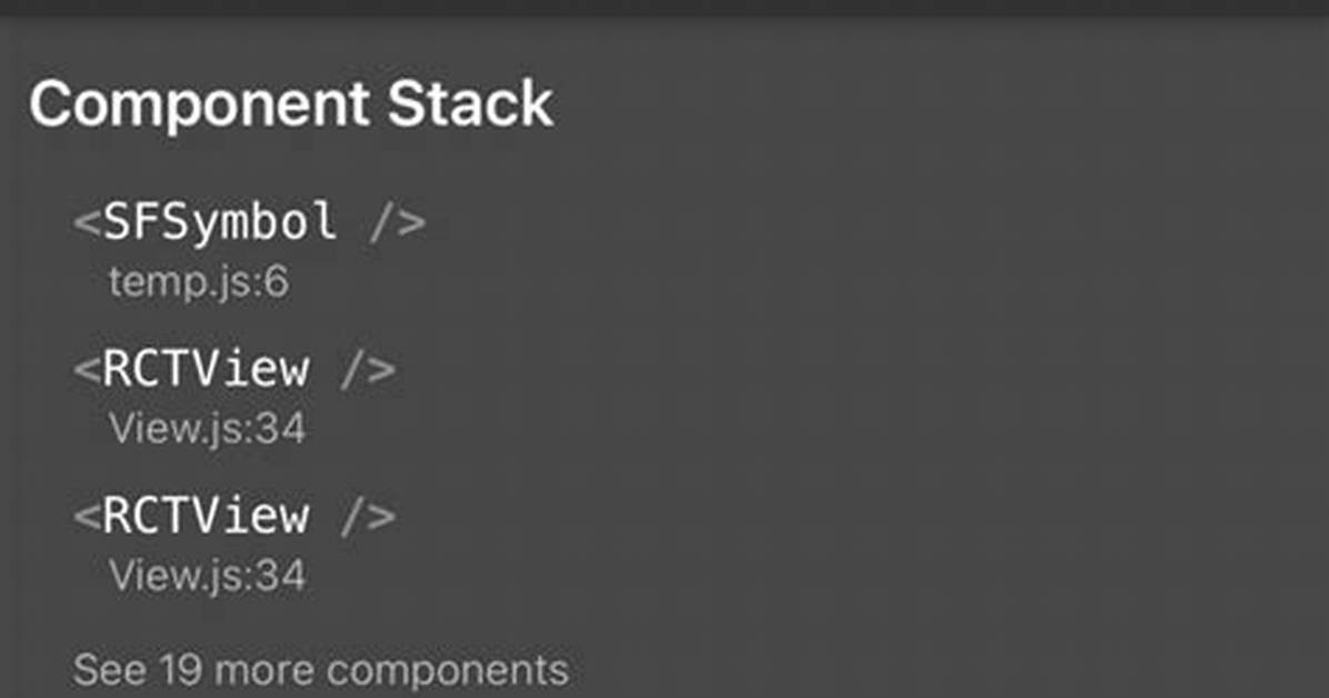 React Native - Can't Find Variable: Render