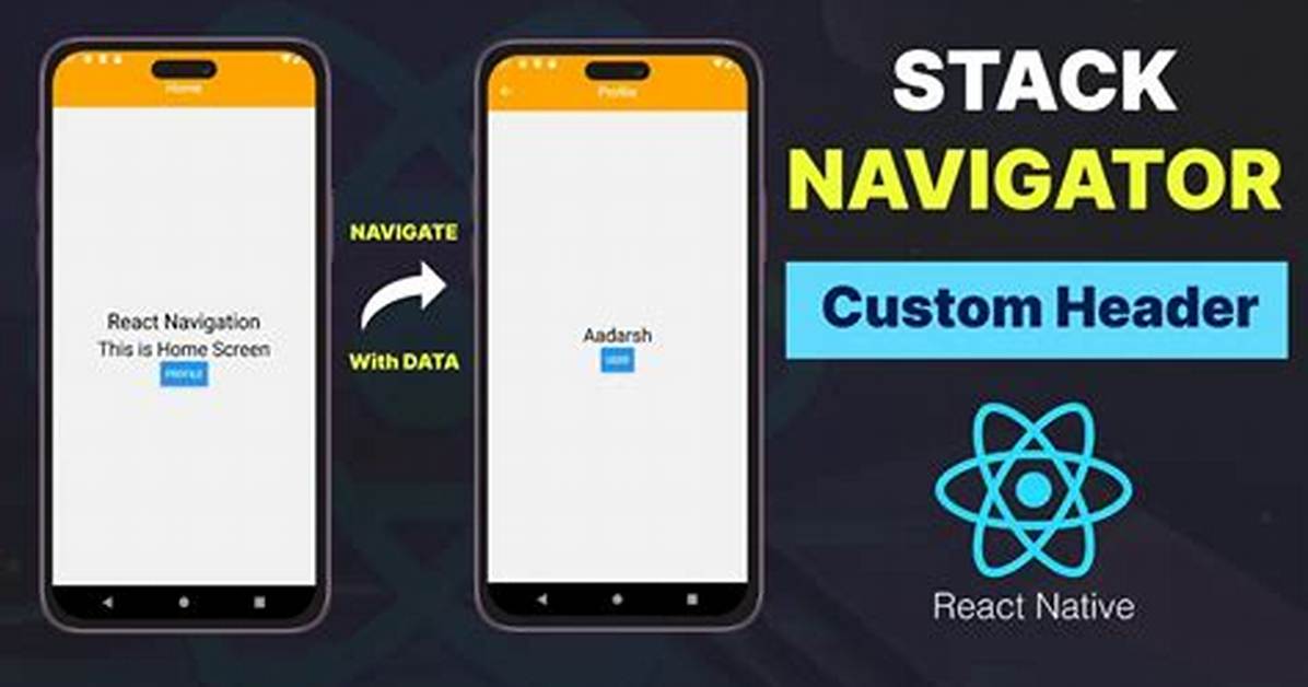 React Native Clear Stack Navigator Stack