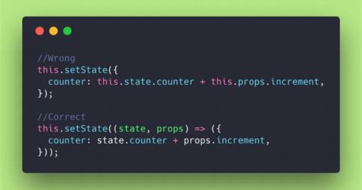 React setState/getState and Asynchronous
