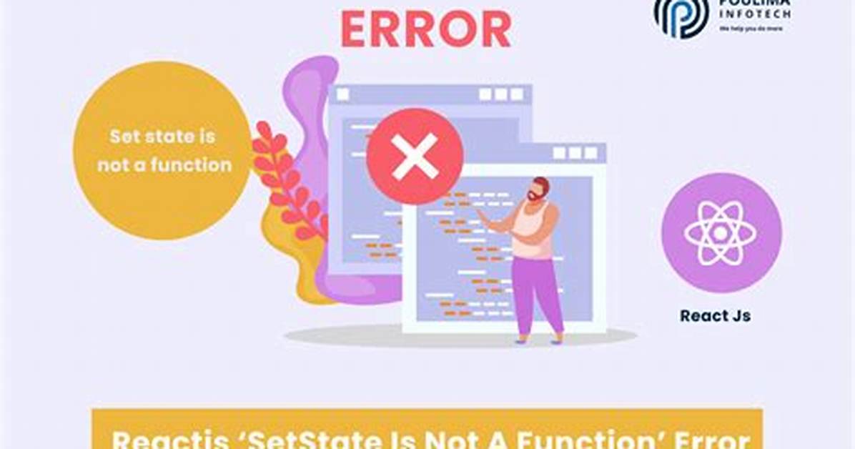 React This. setState Is Not a Function